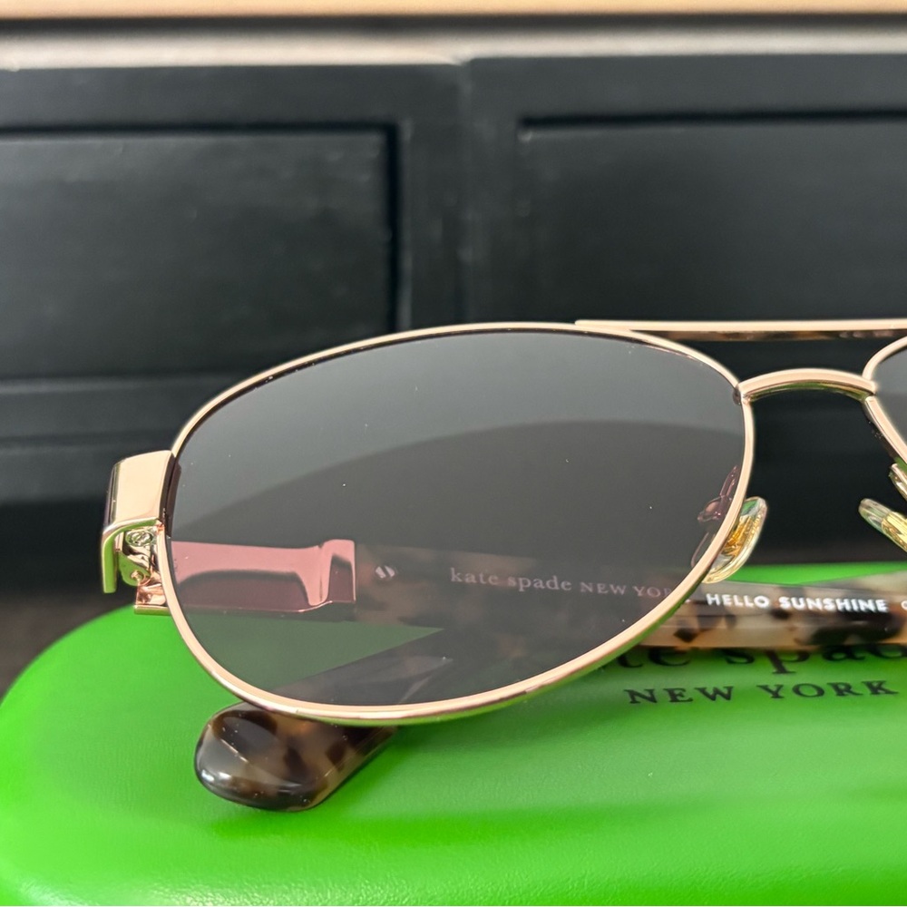♠️ Kate Spade KS Dalia Polarized Aviator Sunglasses - Picture 10 of 11